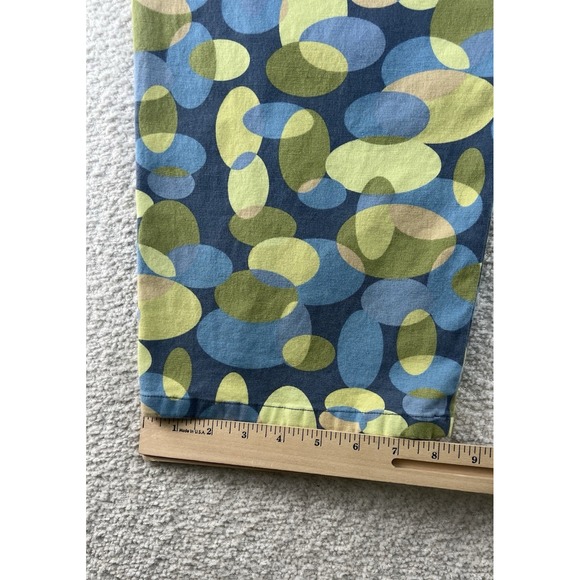 Talbots Overlapping Oval Circles 4-Pkt Light Stretch Canvas-Like Pants Wm's 14 - Picture 8 of 9